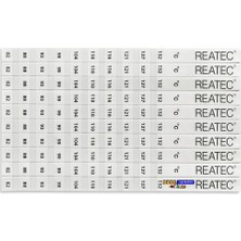 Reatec Sıcaklık Ölçüm Etiketi Isı Ölçer Ölçüm Aralığı 82 °c - 132 °c (10ADET)