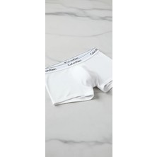 Calvin Klein Erkek 3'lü Trunk Boxer Seti Renkli Pamuklu Esnek Düşük Bel Tasarım