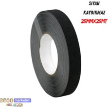 Merdiven ve Zemin Kaydırmaz Kaymaz Bant 25MM x 25MT Siyah (48ADET)