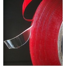 Silikon Çift Taraflı Montaj Bantı Şeffaf Tape 19MM x 33MT