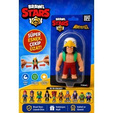 BURADABULDUN Brawl Stars Monster Flex Esnek Oyuncak Figür - Çek Uzat Stres Oyuncağı ( Bo )