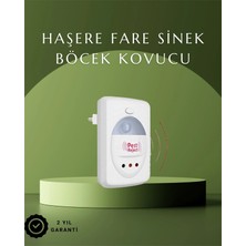 Tios Shop Krm Ultrasonik Ses Dalgalarıyla Kimyasalsız Fare ve Böcek Kovucu Cihaz Krm