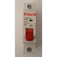 Himel HDB3WHL1C10 1X10A C 4,5kA Otomatik Sigorta