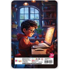 Btoys Araştırma Yapıyorum - Frame Puzzle - 60 Parça