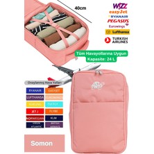 Jet Turtle Seyahat Sırt Çantası 40CM 40X25X15 cm Pegasus, Wizz Air, Ryanair, El Valizi Koltuk Altı Valizi