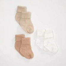 Tiny Lamb Yenidoğan Kız Bebek Çorabı - 3'lü Paket | Kız Çorap