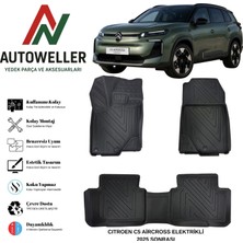 AutoWeller Citroen C5 Aircross 2025 Sonrası Havuzlu Oto Paspas | Elektrikli