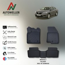 AutoWeller Renault Taliant 2021 Sonrası Havuzlu Paspas