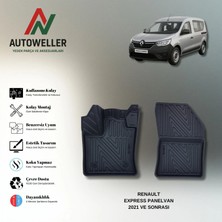 AutoWeller Renault Express Panelvan 2021 Sonrası Havuzlu Paspas