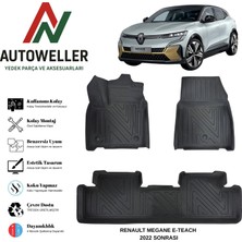 AutoWeller Renault Megane E-Tech 2022 Sonrası Havuzlu Oto Paspas