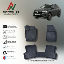 AutoWeller Dacia Duster 2018-2022 Havuzlu Paspas | 4x2