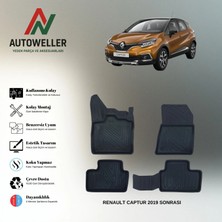 AutoWeller Renault Captur 2019 Sonrası Havuzlu Paspas