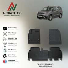 AutoWeller Toyota Proace City 2019 Sonrası Havuzlu Paspas