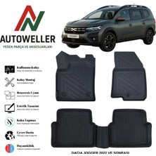 AutoWeller Dacia Jogger 2022 Sonrası Havuzlu Oto Paspas