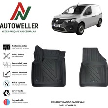 AutoWeller Renault Kangoo 2021 Sonrası Havuzlu Oto Paspas | Panelvan