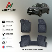 AutoWeller Dacia Duster 2023 Sonrası Havuzlu Paspas | 4x2