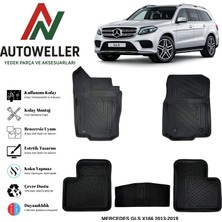 AutoWeller Mercedes Gls Class X166 2013-2019 Havuzlu Oto Paspas
