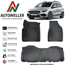 AutoWeller Mercedes-Benz Citan 2021 Sonrası Havuzlu Oto Paspas