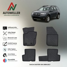 AutoWeller Dacia Duster 2009-2017 Havuzlu Paspas | 4x4