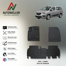 AutoWeller Opel Combo 2019 Sonrası Havuzlu Paspas