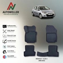 AutoWeller Renault Clio 3 2005-2012 Havuzlu Paspas