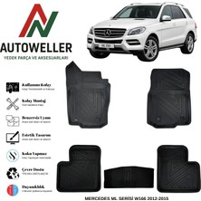 AutoWeller Mercedes-Benz ml Serisi 2012-2015 W166 Havuzlu Oto Paspas
