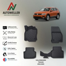 AutoWeller Volkswagen Tiguan 2016-2023 Havuzlu Paspas
