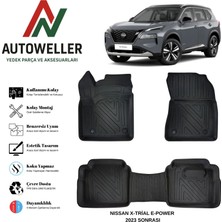 AutoWeller Nissan X-Trail 2022 Sonrası Havuzlu Oto Paspas | E-Power