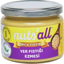 Nuts'all Parçacıklı (Crunchy) Fıstık Ezmesi - 280 g