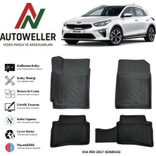 AutoWeller Kia Rio 2017 Sonrası Havuzlu Oto Paspas
