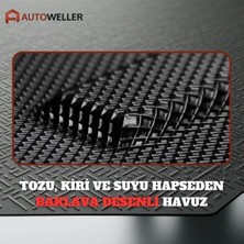 AutoWeller Audi A3 2020 Sonrası Havuzlu Paspas