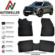 AutoWeller Citröen C3 Aircross 2025 Sonrası Havuzlu Oto Paspas | Elektrikli