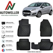 AutoWeller Ford Fiesta 2009-2017 Havuzlu Oto Paspas