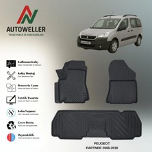AutoWeller Peugeot Partner 2008-2018 Havuzlu Paspas
