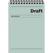 Keskin Color A5 Kareli Bloknot Draft - Yeşil
