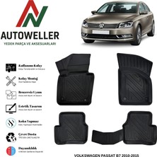 AutoWeller Volkswagen Passat B7 2010-2015 Havuzlu Oto Paspas