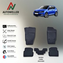AutoWeller Skoda Fabia 2015-2020 Havuzlu Paspas