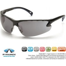Pyramex Venture-3 Grı Antı-Fog Balıstık Gözlük ESB5720DT