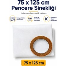 Magic Lady 75X125 5,6 Metre Cırt Bantlı Sökülüp Kesilebilir Takılabilen Sineklik