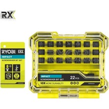 Ryobi Rx 22 Parça Darbeli Tornavida Seti (5132006636)