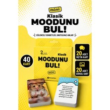 LUXMON Moodunu Bul Mini Klasik Kart Oyunu Modern Tema  2. Paket Eğlenceli Strateji