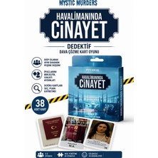Dedektif Dava Çözme Kart Oyunu Havalimanında Cinayet 38 Kart