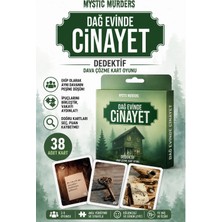 Dedektif Kart Oyunu Dağ Evinde Cinayet 38 Kart Zeka ve Mantık Oyunu