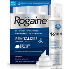 Rogaine Regaine Köpük Besleyici Saç Bakım Ürünü 3 Tüp 3 Ay Süreli Kullanım İçin