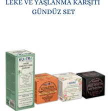 Kuatra Koyu Leke ve Yaşlanma Karşıtı Gündüz Set 4 Adet Tüm Cilt Tipleri İçin Doğal İçerik