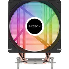 Fazeon A5120TRA 120MM 6 Bakır Borulu Rgb Kule Tipi Işlemci Soğutucu