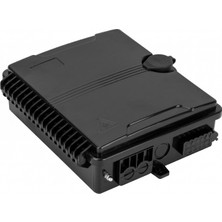 Alfafonet Ptb Small 12 Sc-Sx/lc-Dx Port Siyah Plastik Fiber Optik Duvar Tipi Sonlandırma Kutusu