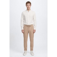 Altınyıldız Classics 360 Her Yöne Esneyen Pamuklu Slim Fit Dar Kesim Beli Bağlamalı Yan Cepli Casual Pantolon