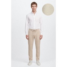 Altınyıldız Classics 360 Her Yöne Esneyen Slim Fit Yan Cepli Diagonal Desenli Esnek Casual Pantolon