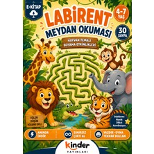 Kinder Yayınları Çocuklar Için Labirent Meydan Okuması E Kitap